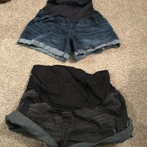 EUC Maternity Denim Shorts